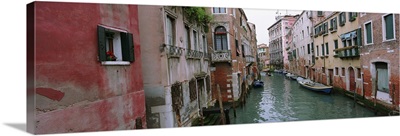 Buildings on both sides of a canal, Grand Canal, Venice, Italy