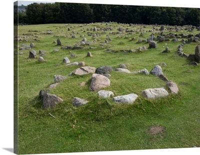 Burial site of Lindholm Hoje, Aalborg, Denmark