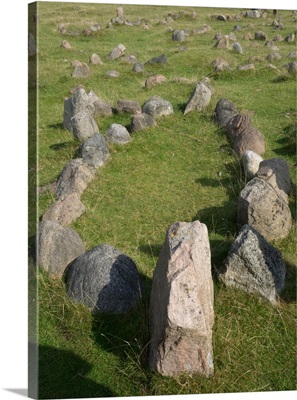 Burial site of Lindholm Hoje, Aalborg, Denmark