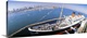 image thumbnail of California, Long Beach, Queen Mary, High angle view of a Ship docked at port
