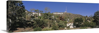 California, Los Angeles, Hollywood Sign at Hollywood Hills