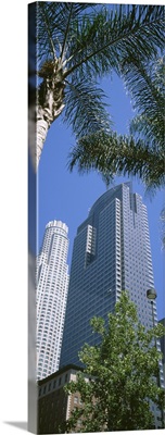 California, Los Angeles, Low angle view of high rise buildings