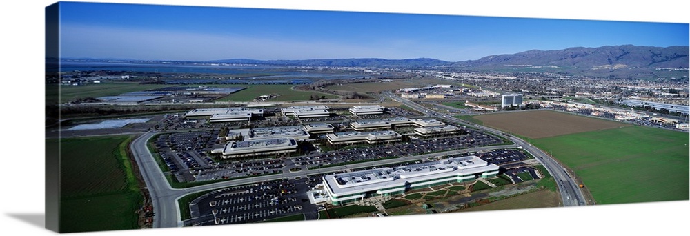 California, San Jose, Silicon Valley Business Campus, aerial view