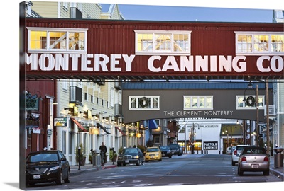 Cannery Row area at dawn, Monterey, California