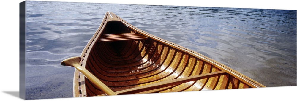 Canoe on Walden Pond MA