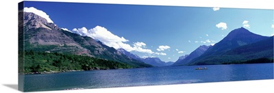 Canoeing Waterton Lake Waterton Glacier National Peace Park Alberta Canada