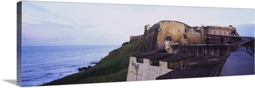 Castle at the seaside, Castillo De San Cristobal, Old San Juan, San Juan, Puerto Rico