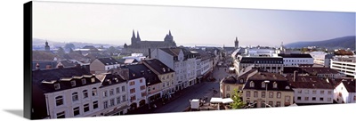 City viewed from Porta Nigra, Trier, Rhineland-Palatinate, Germany