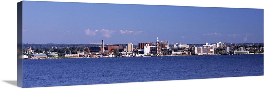 City viewed from Presque Isle State Park Lake Erie Erie Pennsylvania 2010