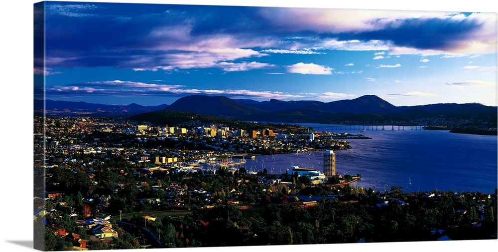 Cityscape Hobart Tasmania Australia
