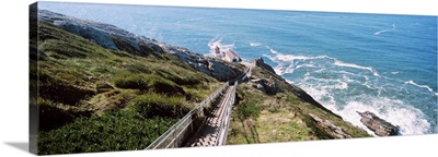 Cliff walk at Point Reyes National Seashore, San Francisco, California