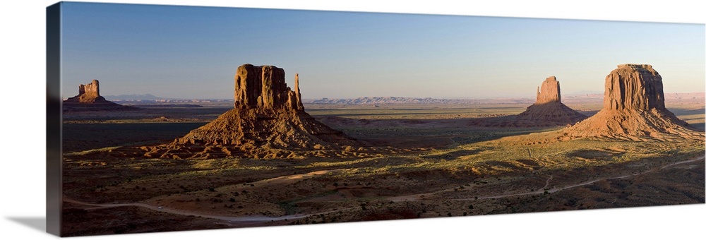 Cliffs on a landscape, Monument Valley, Monument Valley Tribal Park, Utah