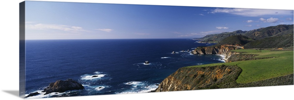 Cliffs on the coast, Big Sur, California