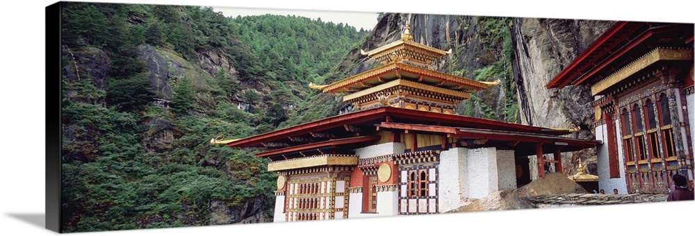 Close-up of a monastery, Taktshang Monastery, Paro, Bhutan