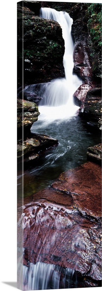 Close-up of a waterfall, Ricketts Glen State Park, Pennsylvania