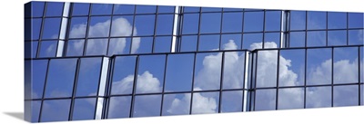 Cloud Reflection on Building Tampa FL