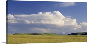 Clouds over a landscape, Pikes Peak, Greenland, Douglas County, Colorado image thumbnail