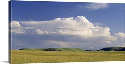 Clouds over a landscape, Pikes Peak, Greenland, Douglas County, Colorado