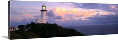 Clouds over a lighthouse, Cape Byron Lighthouse, New South Wales, Australia