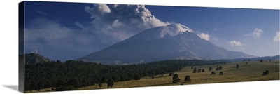Clouds over a mountain, Popocatepetl Volcano, Mexico