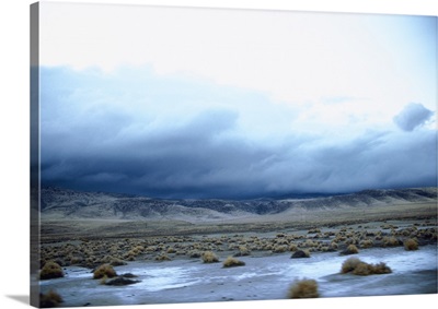 Clouds over a river, Churchill County, Nevada