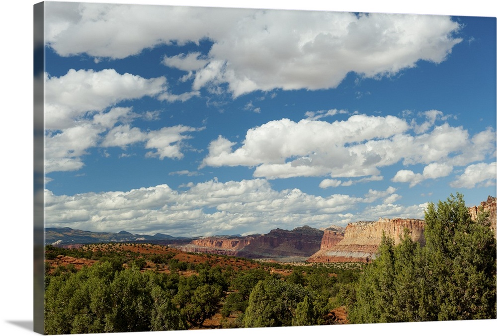 Clouds over Capitol Reef National Park, Utah