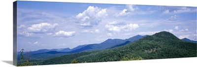 Clouds over mountains, Adirondack High Peaks, Adirondack Mountains, New York State