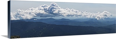Clouds over mountains, Mt Washington, New Hampshire