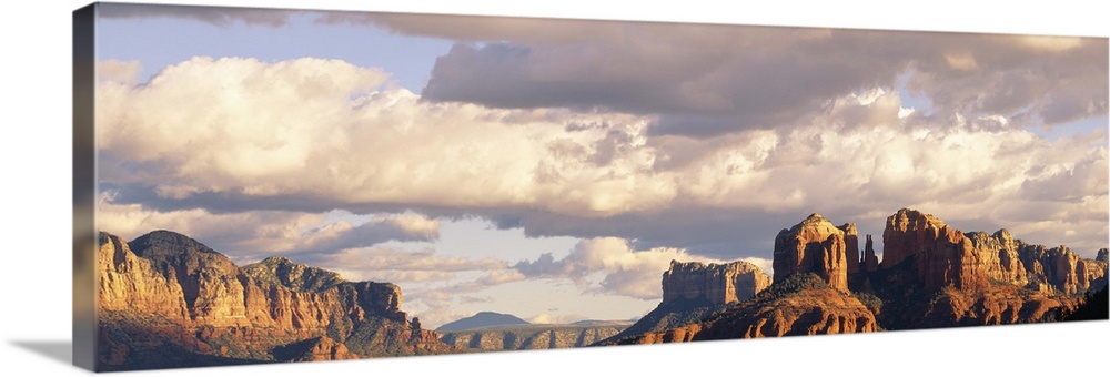 Clouds over rocks, Valley Of The Gods, San Juan County, Utah