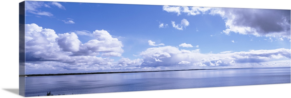 Clouds over the lake, Route 2, Lake Michigan, Michigan