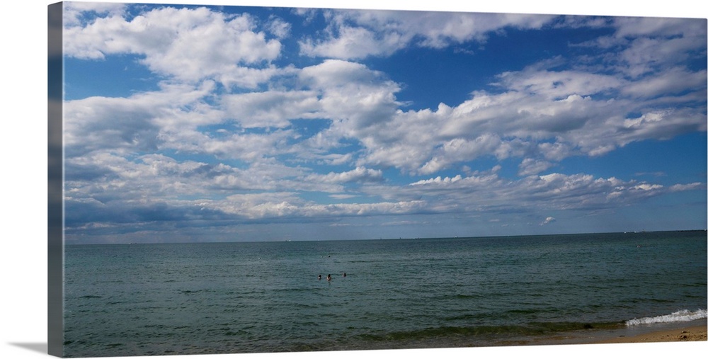 Clouds over the sea, Jetties Beach, Nantucket Sound, Nantucket, Massachusetts