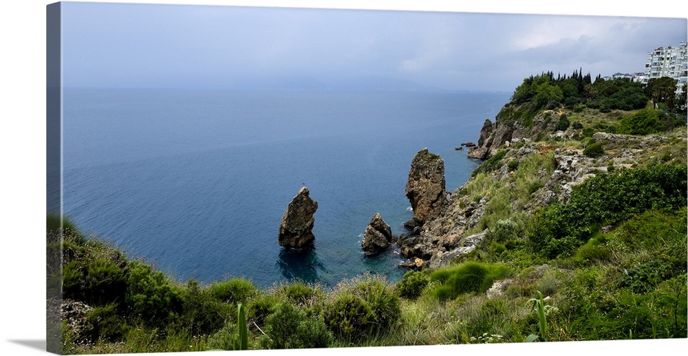 Coastline and Rock Formations, Antalya, Turkey
