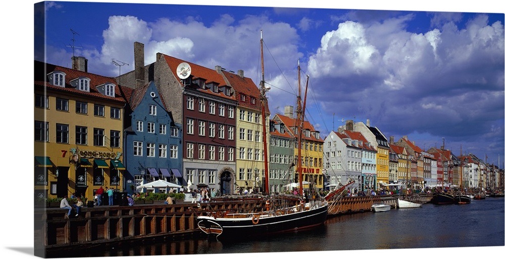 Denmark, Copenhagen, Nyhavn Wall Art, Canvas Prints, Framed Prints