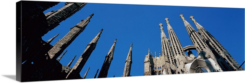 Detail of Sagrada Familia Cathedral Barcelona Spain Wall Art, Canvas ...