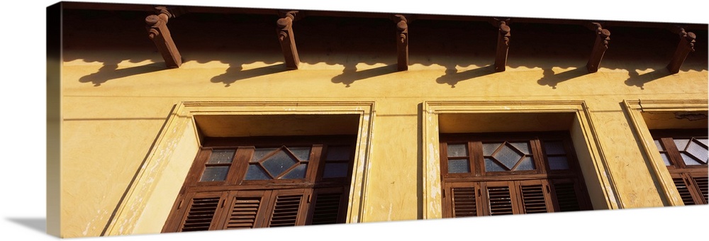 Detail of wooden shutters Trinidad Cuba