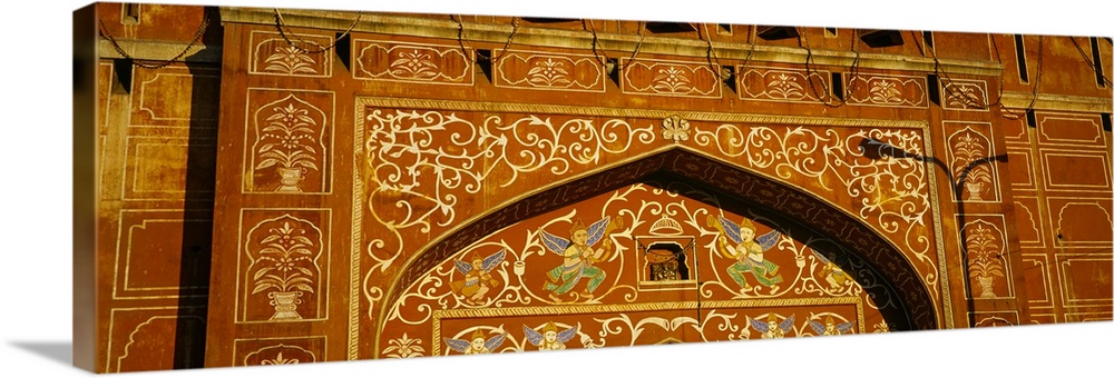 Details of a gate, ChandPole Gate, Jaipur, Rajasthan, India