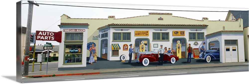 Duane Flatmo Mural, Eureka, Humboldt County, California, USA