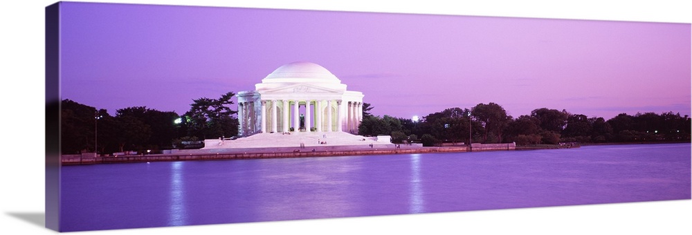 Dusk Jefferson Memorial Washington DC