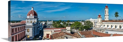 Elevated view of cityscape, Cienfuegos, Cuba