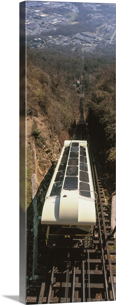 Elevated view of Lookout Mountain Incline Railway, Chattanooga, Tennessee