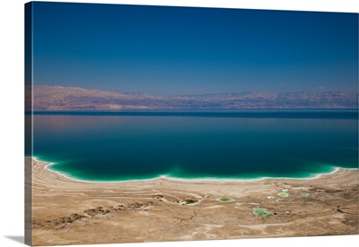 Elevated view of the Dead Sea, Metzoke Dragot, Israel