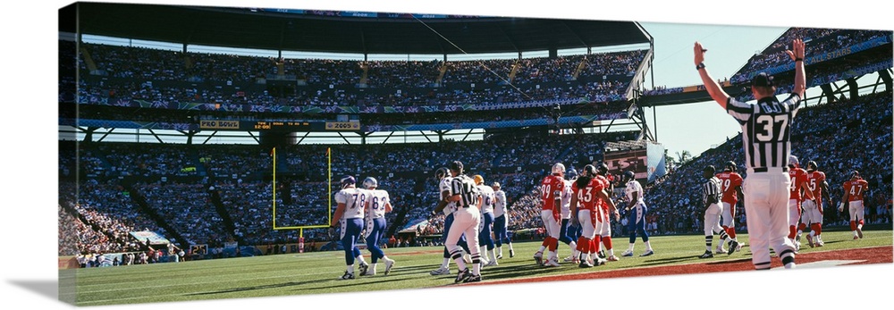 End zone view, Aloha Stadium, Pro Bowl 2005, Oahu, Hawaii, USA