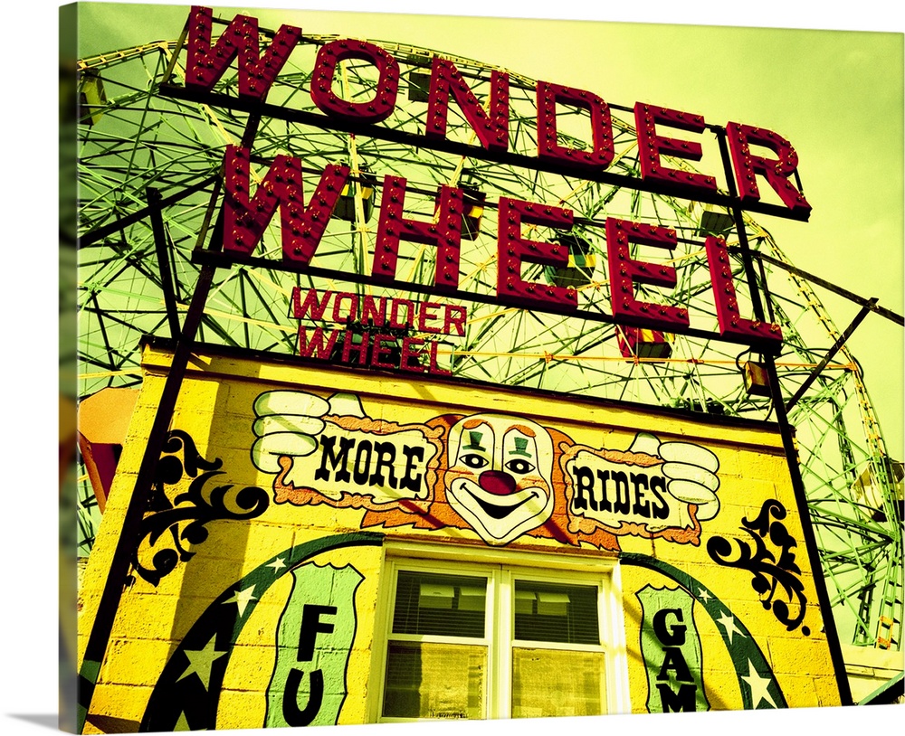 The Wonder Wheel, Coney Island, Brooklyn, New York, New York State, USA