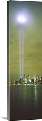Evening Towers of Light Lower Manhattan New York NY