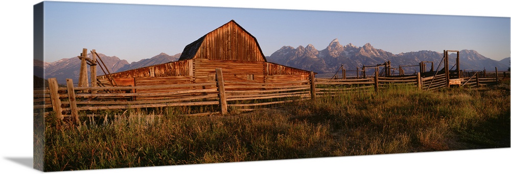 Exterior of a barn, Grand Teton National Park, Wyoming