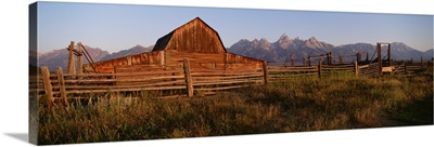 Exterior of a barn, Grand Teton National Park, Wyoming