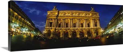 Facade of a building, Opera House, Paris, France