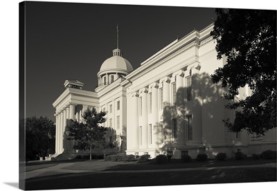 Facade of a government building, Alabama State Capitol, Montgomery, Alabama