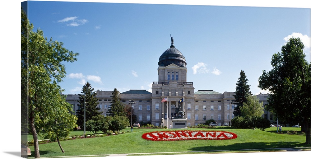 Facade of a government building, Montana State Capitol, Helena, Lewis And Clark County, Montana, USA