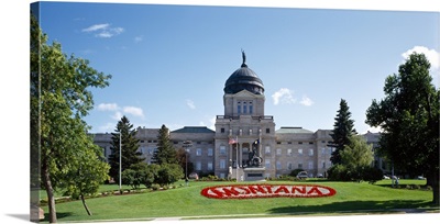 Facade of a government building, Montana State Capitol, Helena, Montana